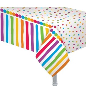 MANTEL PLASTICO MULTICOLOR 180x130cm